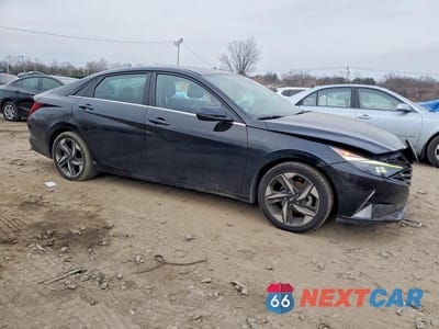 Czwarte zdjęcie samochodu z boku: 2023 HYUNDAI ELANTRA LIMITED VIN:KMHLP4AG9PU520305 - miniatura