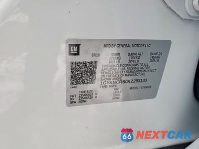 Zdjęcie 12 z 12 samochodu: 2019 CADILLAC XT5 LUXURY VIN:1GYKNCRS0KZ293133 - miniatura