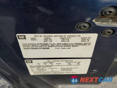 Zdjęcie 12 z 14 samochodu: 2001 PONTIAC FIREBIRD TRANS AM VIN:2G2FV32G612145698 - miniatura