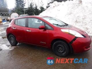 Czwarte zdjęcie samochodu z boku: 2013 NISSAN LEAF S VIN:1N4AZ0CP1DC414739 - miniatura