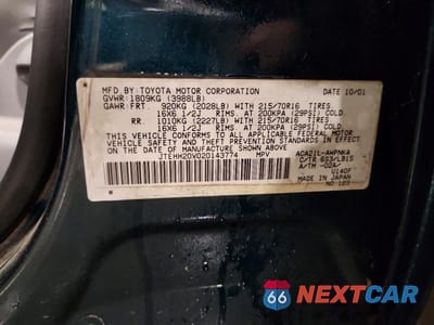 Zdjęcie 13 z 13 samochodu: 2002 TOYOTA RAV4 BASE VIN:JTEHH20V020143774 - miniatura