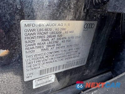 Zdjęcie 14 z 14 samochodu: 2017 AUDI Q7 PREMIUM PLUS VIN:WA1LAAF78HD004316 - miniatura