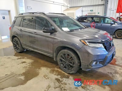 Czwarte zdjęcie samochodu z boku: 2019 HONDA PASSPORT TOURING VIN:5FNYF8H93KB500614 - miniatura