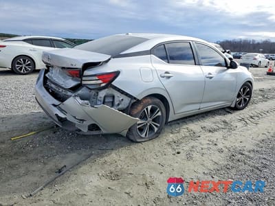 Trzecie zdjęcie samochodu z tyłu: 2021 NISSAN SENTRA SV VIN:3N1AB8CV7MY289381 - miniatura