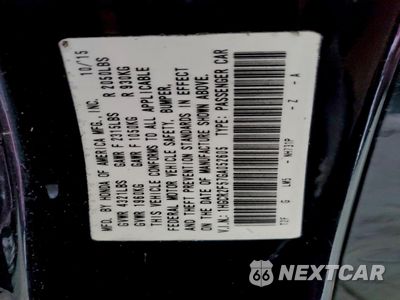 Zdjęcie 12 z 12 samochodu: 2016 HONDA ACCORD SPORT VIN:1HGCR2F57GA052605 - miniatura