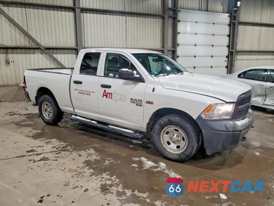 Czwarte zdjęcie samochodu z boku: 2021 RAM 1500 CLASSIC TRADESMAN VIN:1C6RR7FT7MS597687 - miniatura
