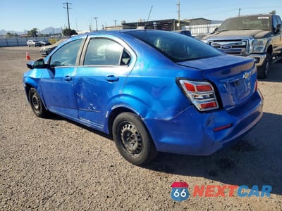Drugie zdjęcie samochodu z przodu: 2017 CHEVROLET SONIC LS VIN:1G1JB5SH4H4126647 - miniatura