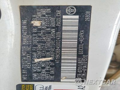Zdjęcie 12 z 12 samochodu: 2005 TOYOTA AVALON XL VIN:4T1BK36B45U024309 - miniatura
