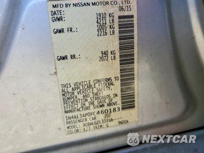 Zdjęcie 12 z 12 samochodu: 2015 NISSAN ALTIMA 2.5 VIN:1N4AL3AP0FC460183 - miniatura