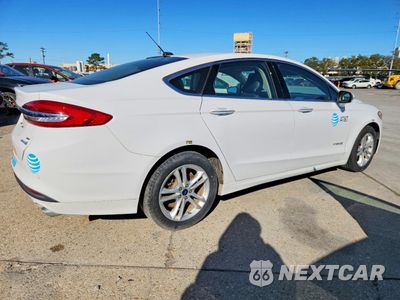 Trzecie zdjęcie samochodu z tyłu: 2018 FORD FUSION SE HYBRID VIN:3FA6P0LUXJR278691 - miniatura