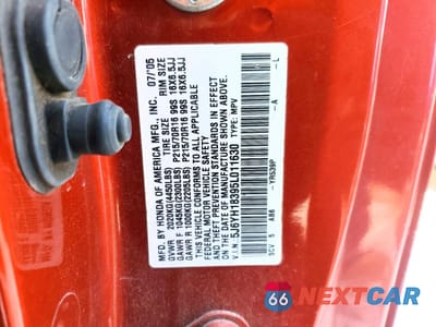 Zdjęcie 13 z 13 samochodu: 2005 HONDA ELEMENT LX VIN:5J6YH18395L011630 - miniatura