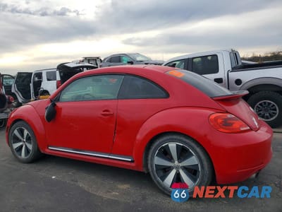 Drugie zdjęcie samochodu z przodu: 2012 VOLKSWAGEN BEETLE TURBO VIN:3VWVA7ATXCM607199 - miniatura