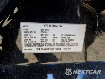 Zdjęcie 12 z 13 samochodu: 2024 TESLA MODEL Y VIN:7SAYGDEE7RF164891 - miniatura