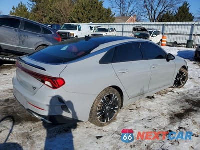 Trzecie zdjęcie samochodu z tyłu: 2021 KIA K5 GT LINE VIN:5XXG64J20MG073006 - miniatura