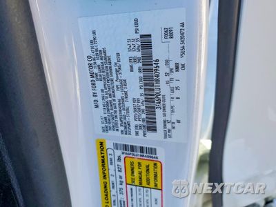 Zdjęcie 12 z 13 samochodu: 2017 FORD FUSION SE HYBRID VIN:3FA6P0LU1HR409646 - miniatura