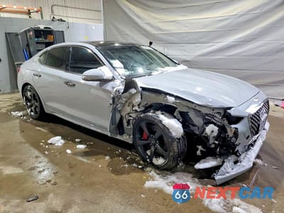 Czwarte zdjęcie samochodu z boku: 2021 GENESIS G70 VIN:KMTG34LEXMU074398 - miniatura