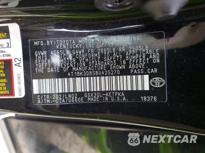Zdjęcie 12 z 12 samochodu: 2011 TOYOTA AVALON BASE VIN:4T1BK3DB5BU425270 - miniatura