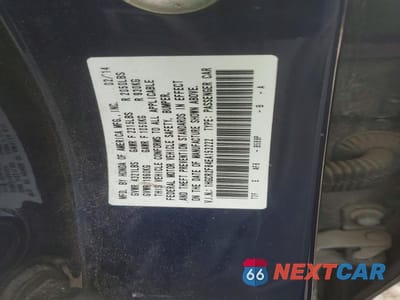 Zdjęcie 12 z 12 samochodu: 2014 HONDA ACCORD EXL VIN:1HGCR2F84EA153222 - miniatura