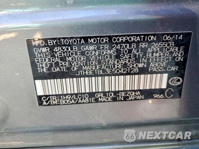 Zdjęcie 12 z 12 samochodu: 2014 LEXUS GS 350 VIN:JTHBE1BL3E5042128 - miniatura