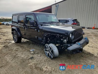 Czwarte zdjęcie samochodu z boku: 2024 JEEP WRANGLER 4XE VIN:1C4RJXN61RW202088 - miniatura