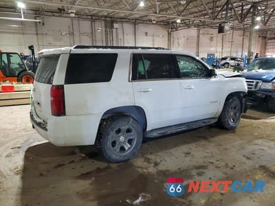 Trzecie zdjęcie samochodu z tyłu: 2019 CHEVROLET TAHOE K1500 LS VIN:1GNSKAKC6KR102554 - miniatura