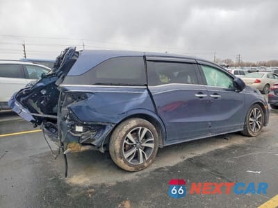 Trzecie zdjęcie samochodu z tyłu: 2019 HONDA ODYSSEY ELITE VIN:5FNRL6H92KB074495 - miniatura