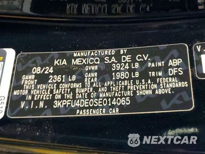 Zdjęcie 12 z 12 samochodu: 2025 KIA K4 EX VIN:3KPFU4DE0SE014065 - miniatura