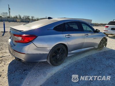 Trzecie zdjęcie samochodu z tyłu: 2021 HONDA ACCORD SPORT VIN:1HGCV1F31MA085311 - miniatura