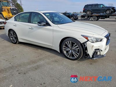 Czwarte zdjęcie samochodu z boku: 2023 INFINITI Q50 SENSORY VIN:JN1EV7CP8PM512667 - miniatura