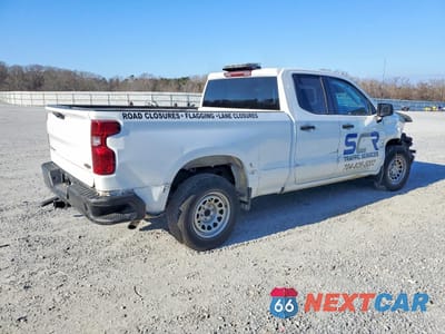 Trzecie zdjęcie samochodu z tyłu: 2024 CHEVROLET SILVERADO K1500 VIN:1GCRDAED5RZ344123 - miniatura