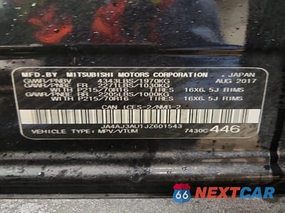 Zdjęcie 13 z 13 samochodu: 2018 MITSUBISHI RVR SE VIN:JA4AJ3AU1JZ601543 - miniatura