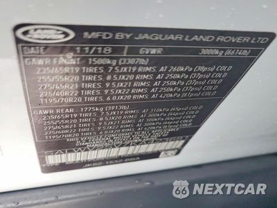 Zdjęcie 13 z 13 samochodu: 2019 LAND ROVER RANGE ROVER SPORT HSE DYNAMIC VIN:SALWV2SV7KA423681 - miniatura