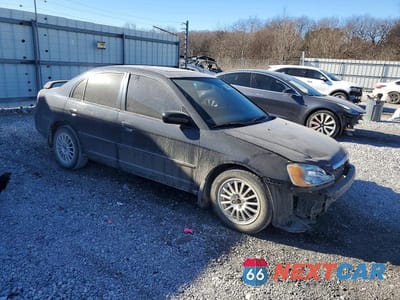 Czwarte zdjęcie samochodu z boku: 2002 HONDA CIVIC EX VIN:2HGES25722H519908 - miniatura