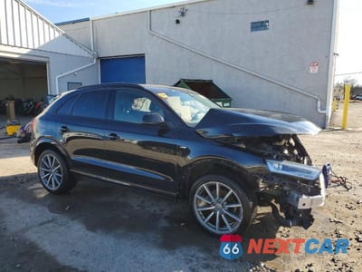 Czwarte zdjęcie samochodu z boku: 2018 AUDI Q3 PREMIUM PLUS VIN:WA1JCCFSXJR015747 - miniatura