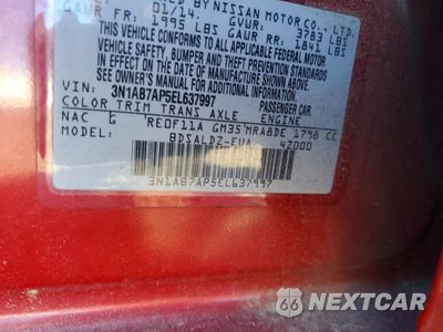 Zdjęcie 12 z 12 samochodu: 2014 NISSAN SENTRA S VIN:3N1AB7AP5EL637997 - miniatura