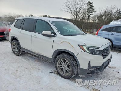 Czwarte zdjęcie samochodu z boku: 2022 HONDA PASSPORT EXL VIN:5FNYF8H56NB007852 - miniatura