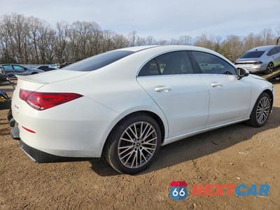 Trzecie zdjęcie samochodu z tyłu: 2020 MERCEDES-BENZ CLA 250 4MATIC VIN:WDD5J4HB5LN060191 - miniatura