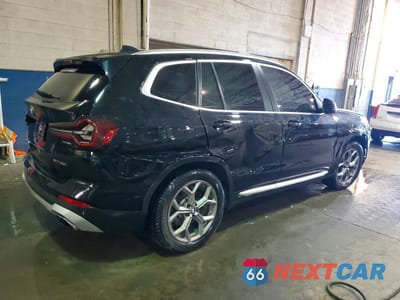 Trzecie zdjęcie samochodu z tyłu: 2022 BMW X3 XDRIVE30I VIN:5UX53DP08N9K32101 - miniatura