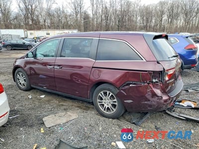 Drugie zdjęcie samochodu z przodu: 2013 HONDA ODYSSEY EXL VIN:5FNRL5H69DB064954 - miniatura