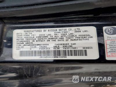 Zdjęcie 12 z 12 samochodu: 2009 NISSAN 370Z VIN:JN1AZ44E49M410056 - miniatura
