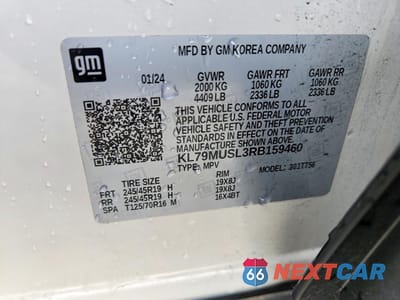 Zdjęcie 12 z 13 samochodu: 2024 CHEVROLET TRAILBLAZER RS VIN:KL79MUSL3RB159460 - miniatura