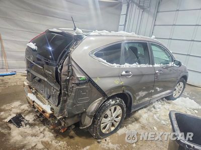 Trzecie zdjęcie samochodu z tyłu: 2013 HONDA CR-V EXL VIN:5J6RM4H72DL023847 - miniatura