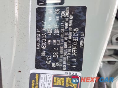 Zdjęcie 12 z 13 samochodu: 2025 KIA K4 GT-LINE TURBO VIN:3KPFW4DC4SE112945 - miniatura