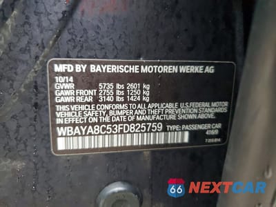 Zdjęcie 13 z 14 samochodu: 2015 BMW 750 I VIN:WBAYA8C53FD825759 - miniatura