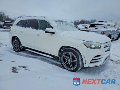 Czwarte zdjęcie samochodu z boku: 2021 MERCEDES-BENZ GLS 580 4MATIC VIN:4JGFF8GE1MA428597 - miniatura