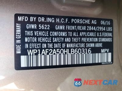 Zdjęcie 13 z 13 samochodu: 2017 PORSCHE MACAN TURBO VIN:WP1AF2A50HLB60316 - miniatura