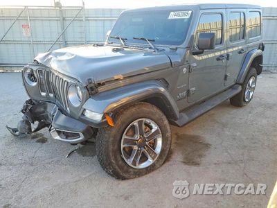 2022 JEEP WRANGLER UNLIMITED SAHARA 1C4HJXEN7NW238669 - główne zdjęcie licytacji z USA - miniatura