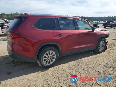 Trzecie zdjęcie samochodu z tyłu: 2024 TOYOTA GRAND HIGHLANDER XLE VIN:5TDAAAA52RS005762 - miniatura