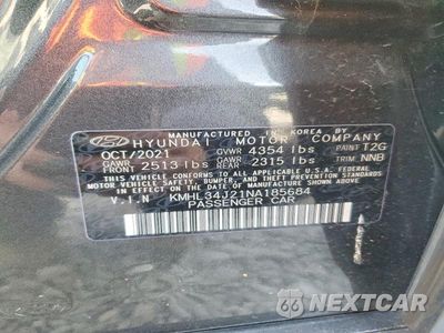 Zdjęcie 13 z 13 samochodu: 2022 HYUNDAI SONATA LIMITED VIN:KMHL34J21NA185684 - miniatura