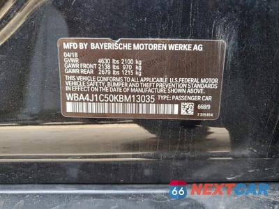 Zdjęcie 12 z 12 samochodu: 2019 BMW 430I GRAN COUPE VIN:WBA4J1C50KBM13035 - miniatura